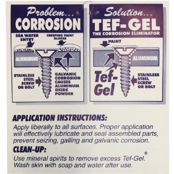 Tef-Gel Corrosion Eliminator And Anti-Seize Lubricant